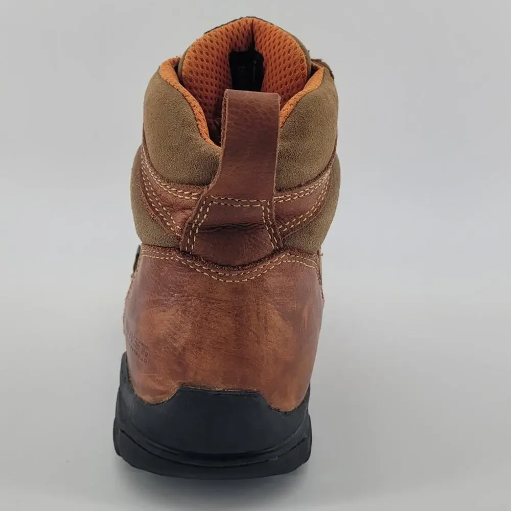 Hytest Apex Waterproof Composite Toe Work Boots 11.5W Brown Construction Safety
